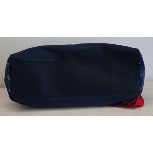 Tommy Hilfiger 69J6552 420 Unisex Large Navy/Red Travel Weekender Duffle Bag - Picture 5 of 11